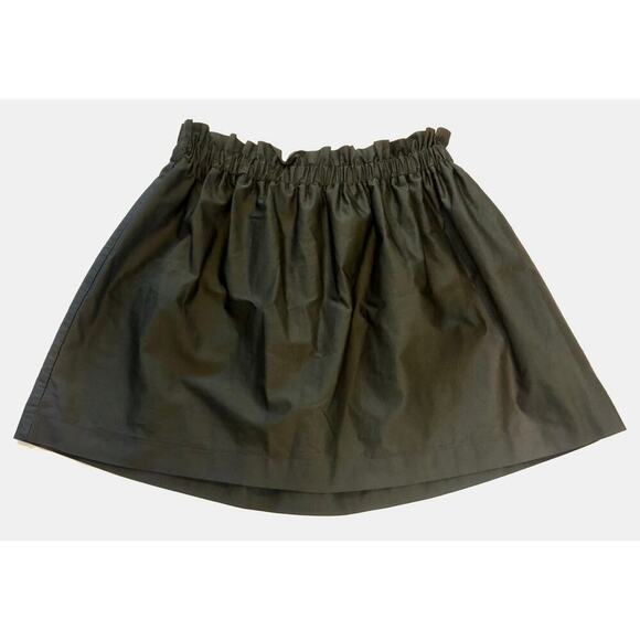 Zara Woman Gray Paperbag Mini Skirt Pull-On Elastic Waist Casual Skirt Size XS - Picture 1 of 7